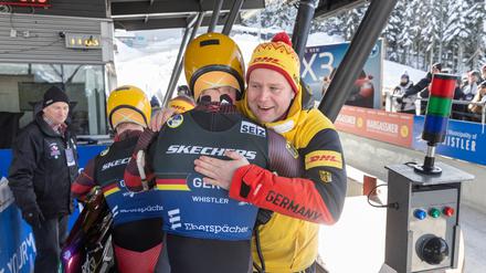 Das lief wie geschmiert. Patric Leitner (rechts) und Hannes Orlamünder.
