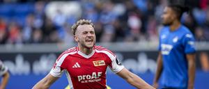 Benedict Hollerbach traf für Union in der Bundesliga erstmals auswärts.
