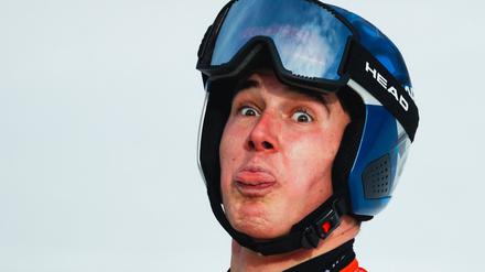 Frecher Sieger: Der Schweizer Franjo von Allmen sicherte sich WM-Gold in der Abfahrt.