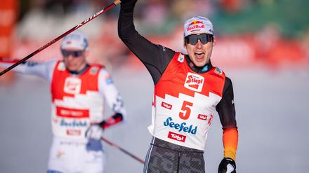 Der Kombinierer Vinzenz Geiger hat in Estland gewonnen.