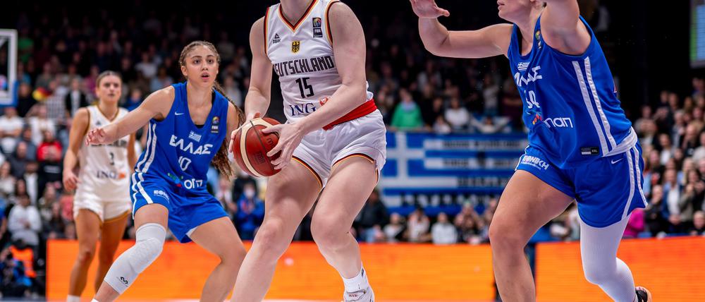 Punktesammlerin gegen Griechenland: Luisa Geiselsöder