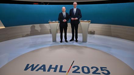 Vor dem Duell.