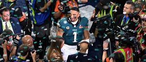 Quarterback Jalen Hurts von den Philadelphia Eagles.