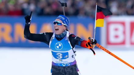 Franziska Preuß ist die größte deutsche Medaillen-Hoffnung bei der WM.
