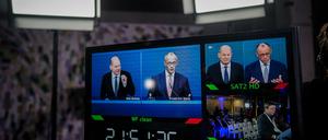 Scholz und Merz debattierten zu den wesentlichen Themen des Bundestagswahlkampfs.