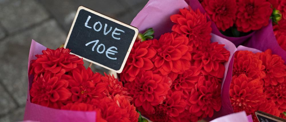 Symbolbild zum Valentinstag am 14. Februar.