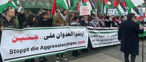 Für eine Pro-Palästina-Demonstration am Wochenende galten strenge Auflagen. 