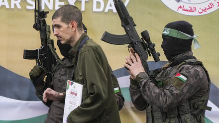 Die Freilassung von Hamas-Geiseln.