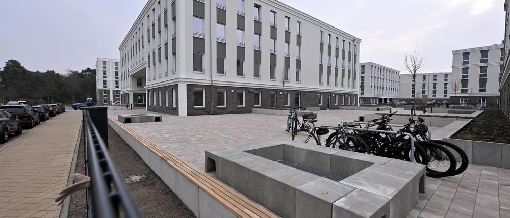 Das neue Gymnasium im Brunnenviertel.