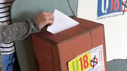 Bei der Jugendwahl U18 (Symbolbild)