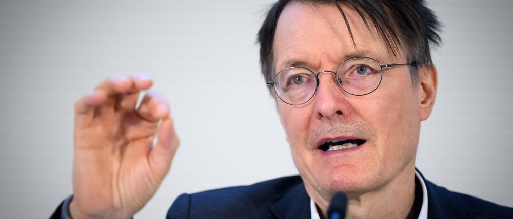 Karl Lauterbach (SPD), Bundesminister für Gesundheit, spricht von erfolgversprechenden Tests in den Modellregionen.