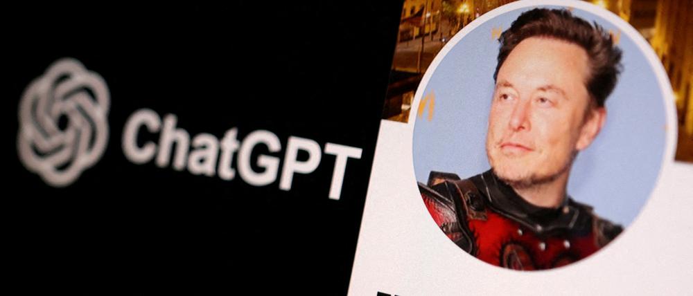 FILE PHOTO: Elon Musk profile picture and ChatGPT logo are seen in this illustration taken, June 11, 2024. REUTERS/Dado Ruvic/Illustration/File Photo