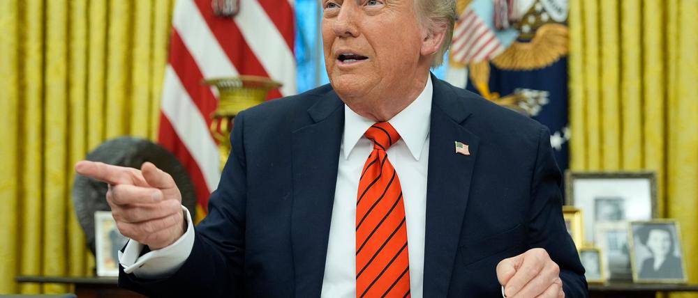 US-Präsident Trump setzt weiter auf Zölle.