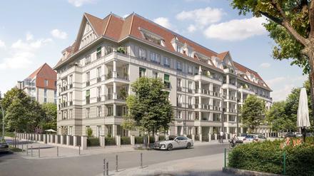 In Friedenau errichtet der Berliner Projektentwickler Bauwert in den kommenden Jahren ein neues Wohnensemble: „Das Rheingau“.