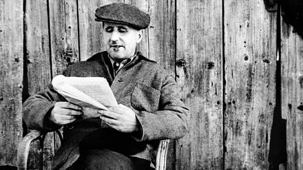 Ein stilles Feuerwerk an Ideen. Bertolt Brecht im Mai 1948.