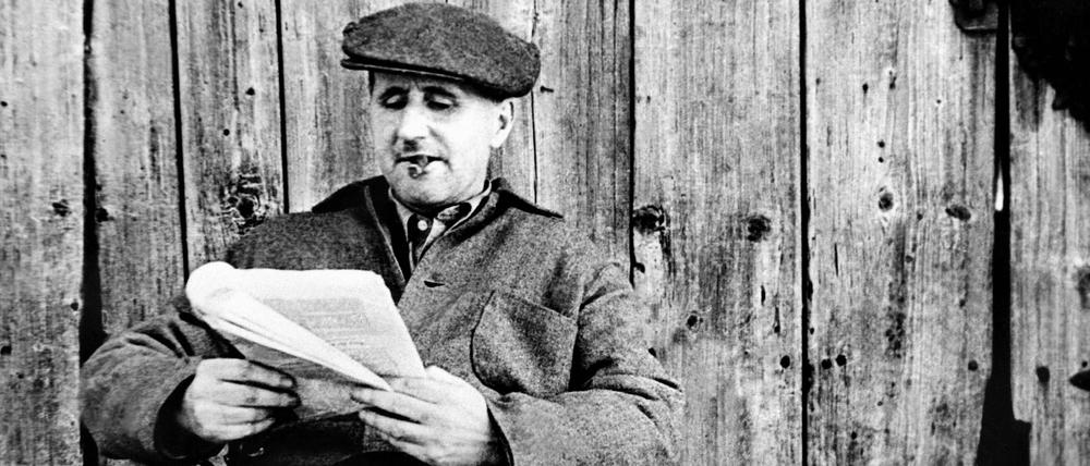 Ein stilles Feuerwerk an Ideen. Bertolt Brecht im Mai 1948.
