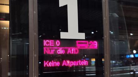 Der ICE im Kölner Hauptbahnhof