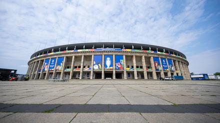 Das Olympiastadion in Berlin will Spielort der Fußball-EM 2029 werden.