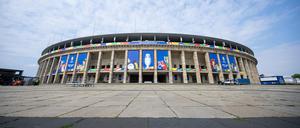 Das Olympiastadion in Berlin will Spielort der Fußball-EM 2029 werden.