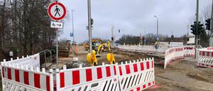  Die Bauarbeiten am Blumberger Damm in Biesdorf sollen zum Jahresende beendet sein