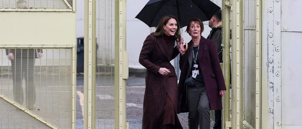 Die britische Prinzessin Kate besuchte die Mutter-Baby-Abteilung eines Gefängnisses.