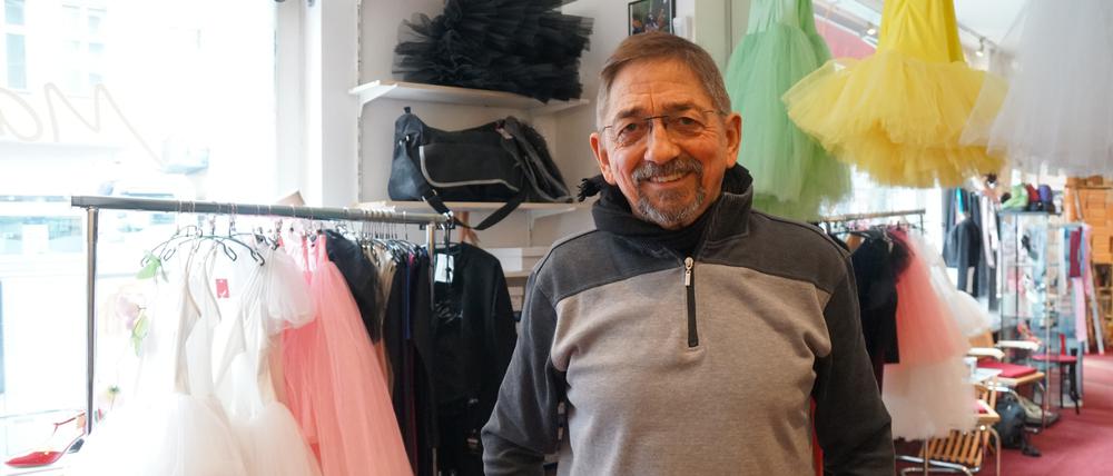 Für den Ballettmodeladen "Maison de la Danse" in Berlin-Charlottenburg sucht der langjährige Betreiber Hans Brandt einen Nachfolger.