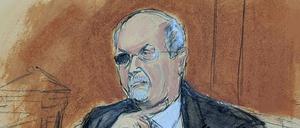 Vor Gericht traf Rushdie erneut auf jenen Mann, der ihm damals fast das Leben nahm.