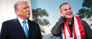 US-Präsident Donald Trump im Weißen Haus mit dem ehemaligen russischen Häftling Marc Fogel.