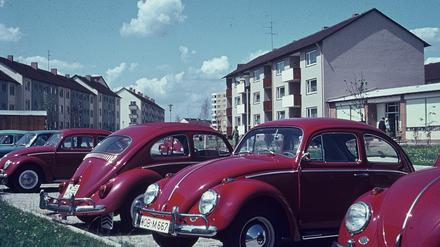 Historische Werkswohnungen von Volkswagen in Wolfsburg.