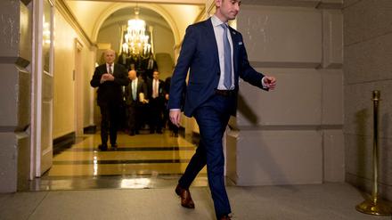 Stephen Miller gilt als einer der wichtigsten Spindoktoren für Trumps Strategie. (Archivbild)
