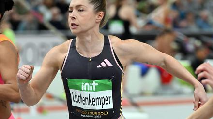 Gina Lückenkemper muss ihre Hallensaison vorzeitig beenden.