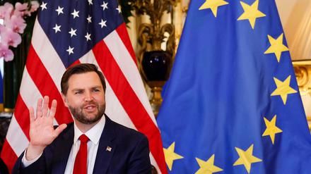 US-Vizepräsident J.D. Vance am 11. Februar 2025 in Paris.
