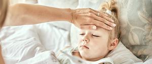 Lange anhaltendes hohes Fieber kennzeichnet die Influenza in diesem Jahr.