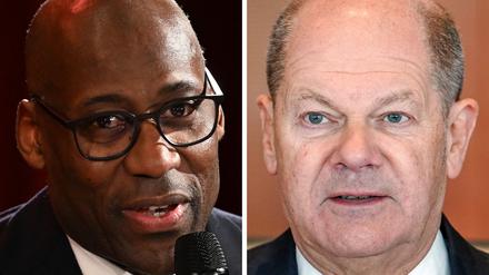 Scholz spricht mit Chialo nach "Hofnarr"-Äußerung. 
