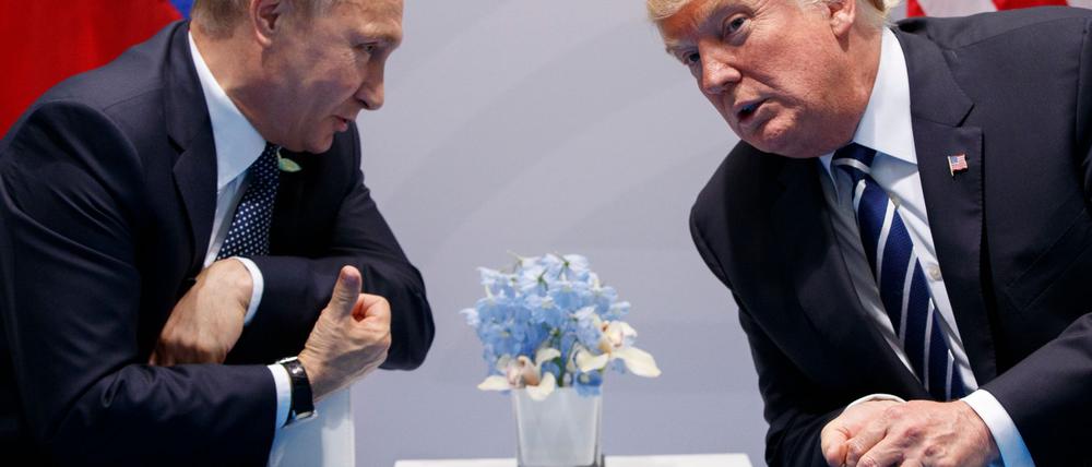 Donald Trump rühmt sich eines guten Drahts zu Wladimir Putin. (Archivbild)