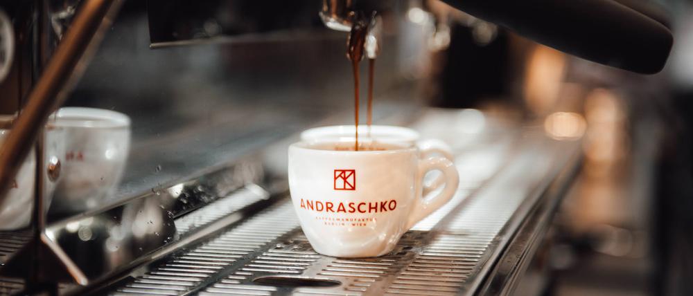 Promomaterial der Kaffeerösterei Andraschko