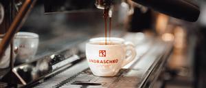 Promomaterial der Kaffeerösterei Andraschko