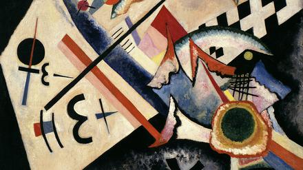 Wassily Kandinskys Werke – hier das „Weiße Kreuz“ von 1922 – weisen den Weg.