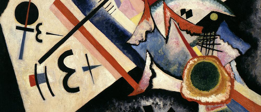 Wassily Kandinskys Werke – hier das „Weiße Kreuz“ von 1922 – weisen den Weg.