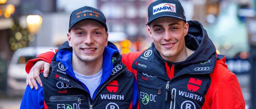 Jonas Stockinger (l.) und Anton Grammel waren beim DSV zwischenzeitlich aussortiert worden.