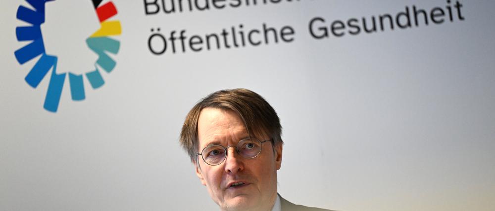 Karl Lauterbach (SPD), Bundesgesundheitsminister.