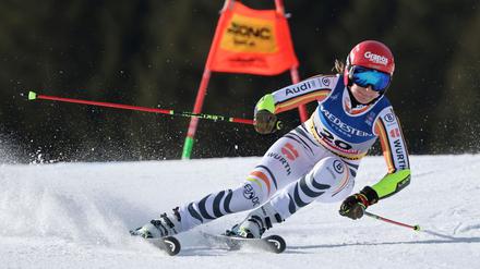 Lena Dürr zeigte im WM-Riesenslalom eine überraschend gute Leistung.