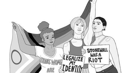 Illustration aus dem Buch „Wir sind wir“.