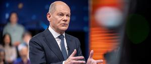 Kanzler und Kanzlerkandidat Olaf Scholz. 