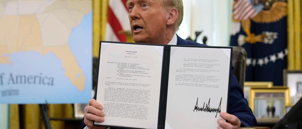 rump will die Aufschläge dort anheben, wo andere Länder höhere Zölle auf US-Güter erheben als umgekehrt. 