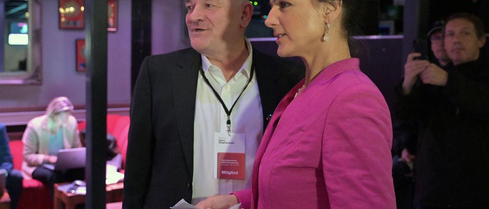 Brandenburgs BSW-Landeschef Robert Crumbach hofft auf einen Erfolg für das Bündnis Sahra Wagenknecht bei der Bundestagswahl. (Archivbild)