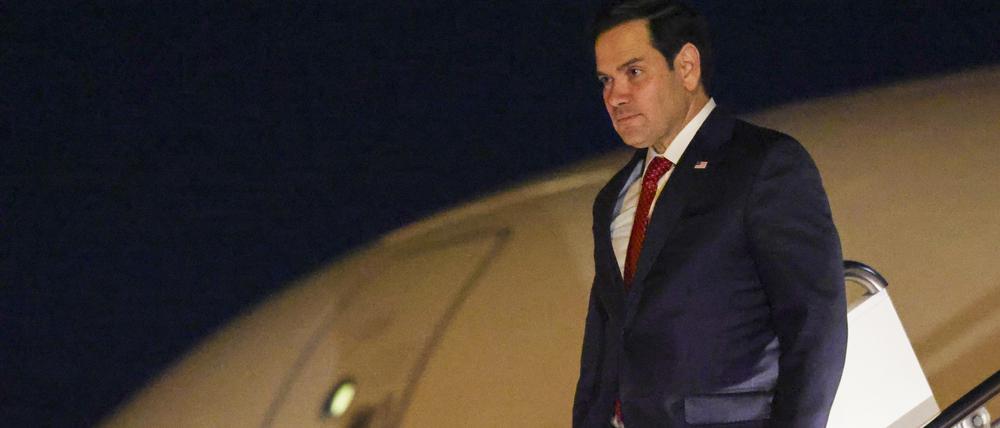 US-Außenminister Marco Rubio wird später in München eintreffen.
