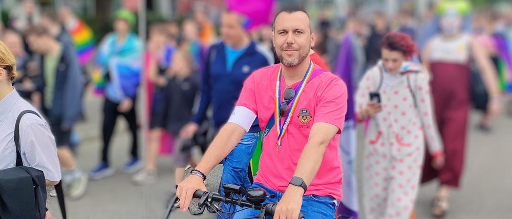 Björn Friedrich vom Regenbogen Potsdam e.V. ist Mitorganisator des ersten Potsdamer Winter-CSD am 15. Februar.