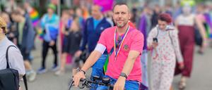 Björn Friedrich vom Regenbogen Potsdam e.V. ist Mitorganisator des ersten Potsdamer Winter-CSD am 15. Februar.