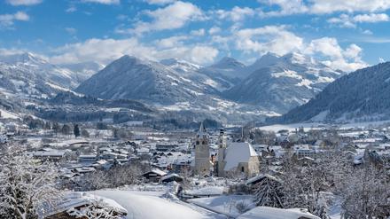 Der Ortskern in Kitzbühel